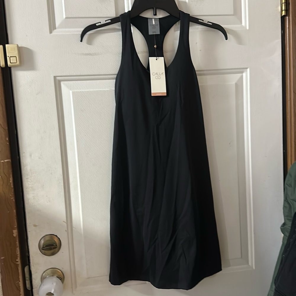 CALIA ENERGIZE EXERCISE DRESS: BLACK: NEW WITH TAGS: SIZE XXS